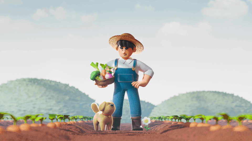 귀여운 예제로 프로급 퀄리티까지! C4D 캐릭터 아트웍